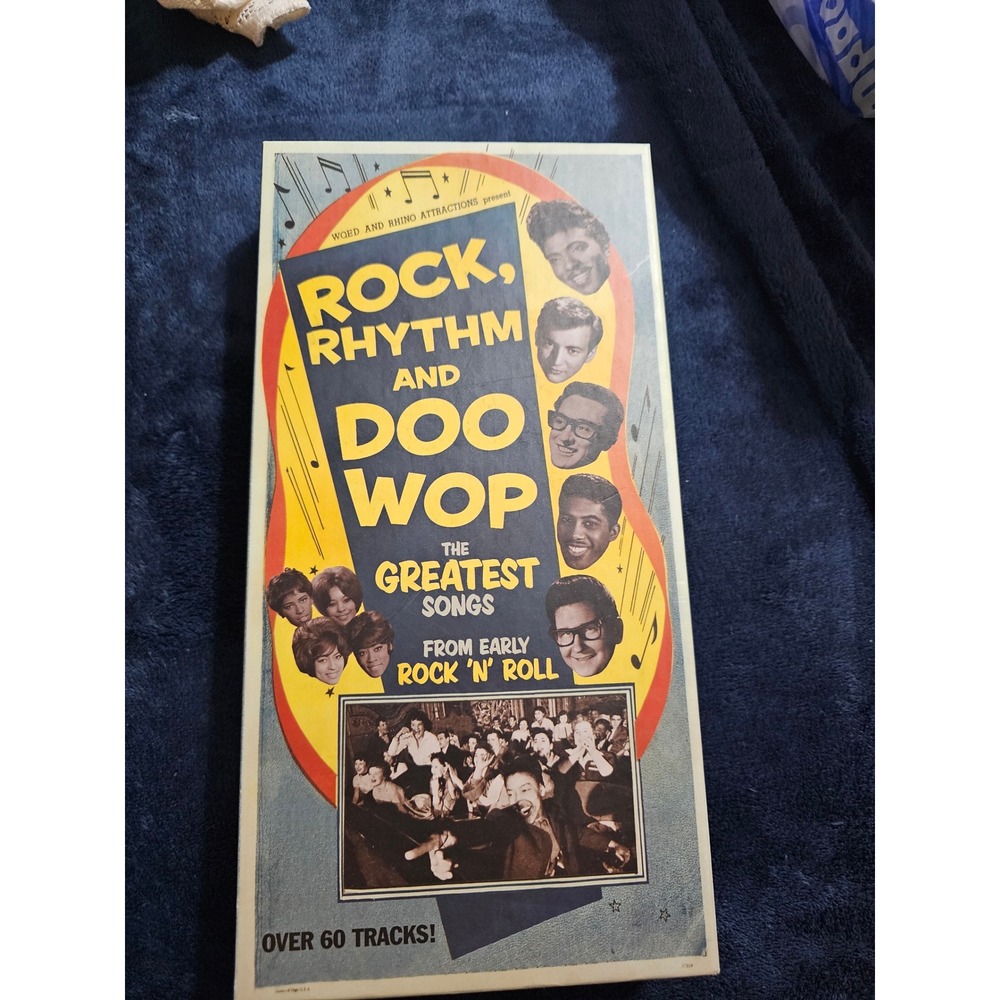 Rock Rhythm and Doo Wop The Greatest Songs Early Rock N Roll 4 CD Box Set Rhino